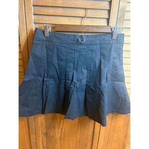 BP Nordstrom Black Pleated Mini Skirt Black BP484321MI Womens Size Medium NWT